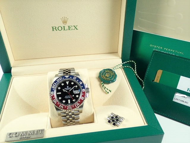 Rolex GMT Master II red and blue bezel [good condition]