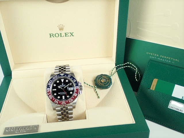 ロレックス GMTマスターII Ref.126710BLRO ブラック文字盤 美品 gmt-master-112 ジュビリーブレスレット