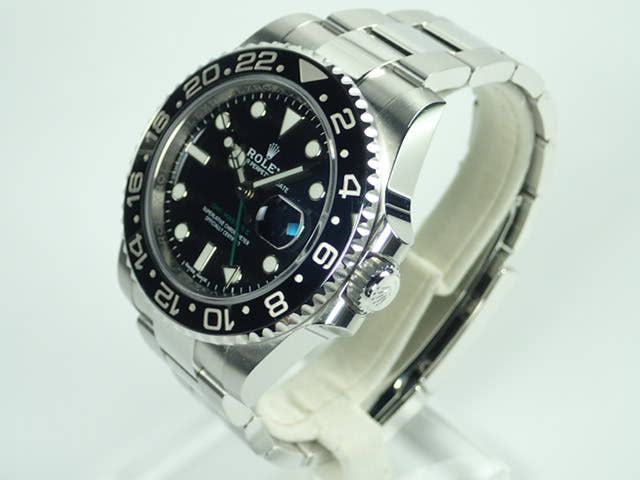 ロレックス GMTマスターII Ref.116710LN ブラック文字盤 美品 gmt-master-114 オイスターブレスレット