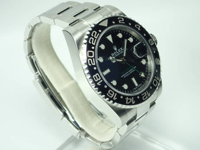 ロレックス GMTマスターII Ref.116710LN ブラック文字盤 美品 gmt-master-114 オイスターブレスレット
