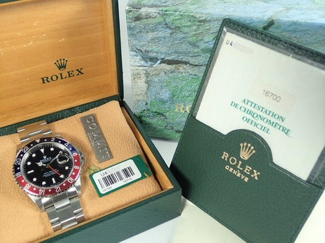 Rolex GMT Master Red and Blue Bezel U Series