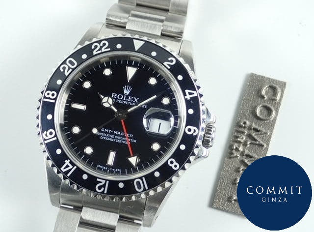ロレックス GMTマスター Ref.16700 ブラック文字盤 中古 gmt-master-121 オイスターブレスレット