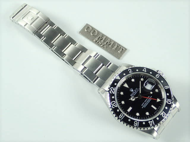 ロレックス GMTマスター Ref.16700 ブラック文字盤 中古 gmt-master-121 オイスターブレスレット