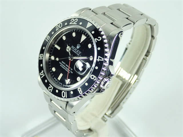 ロレックス GMTマスター Ref.16700 ブラック文字盤 中古 gmt-master-121 オイスターブレスレット