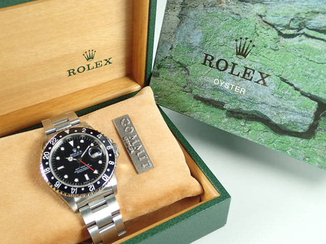 ロレックス GMTマスター Ref.16700 ブラック文字盤 中古 gmt-master-121 オイスターブレスレット
