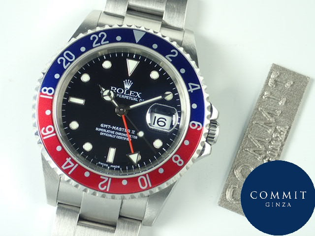 Rolex GMT Master II Red and Blue Bezel F Series