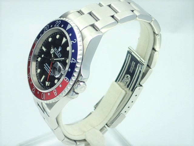 Rolex GMT Master II Red and Blue Bezel F Series