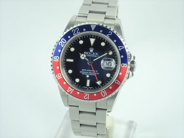 Rolex GMT Master II Red and Blue Bezel F Series