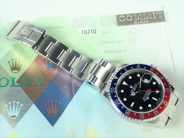 Rolex GMT Master II Red and Blue Bezel F Series