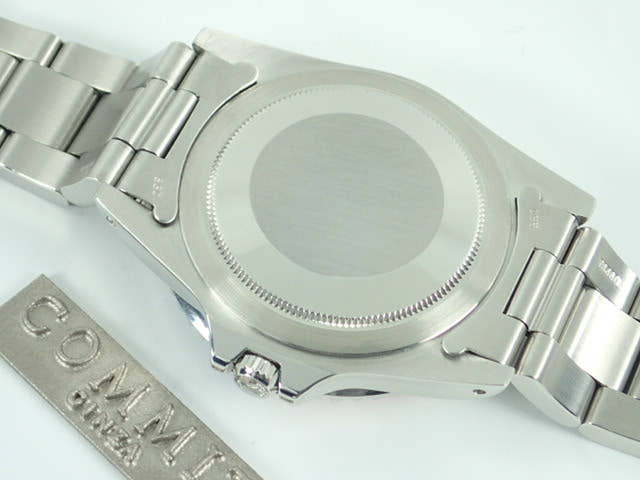 ロレックス GMTマスター Ref.16750 ブラック文字盤 中古 gmt-master-126 オイスターブレスレット