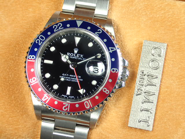 ロレックス GMTマスター Ref.16700 ブラック文字盤 美品 gmt-master-127
