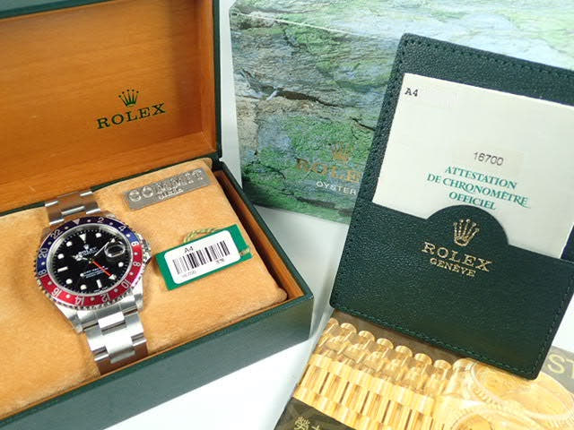 ロレックス GMTマスター Ref.16700 ブラック文字盤 美品 gmt-master-127