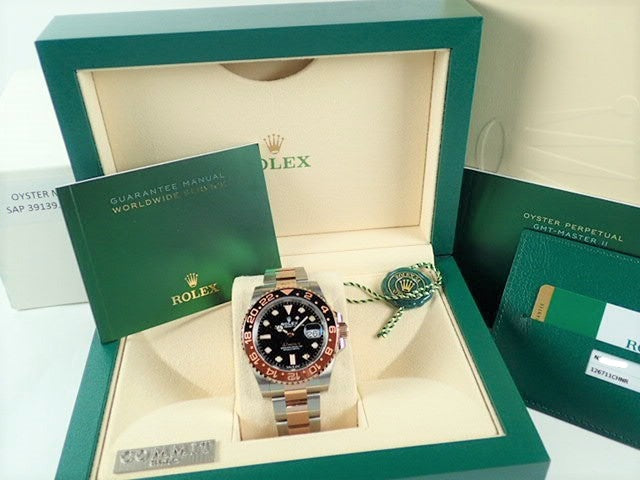 Rolex GMT Master II Brown and Black Bezel