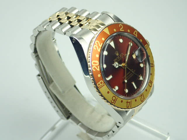 ロレックス GMTマスター Ref.16753 ブラウン文字盤 中古 gmt-master-129 ジュビリーブレスレット