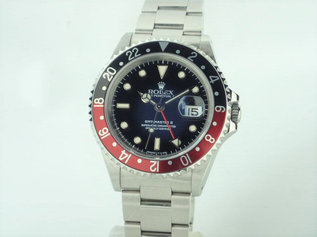 Rolex GMT Master II Red and Black Bezel X