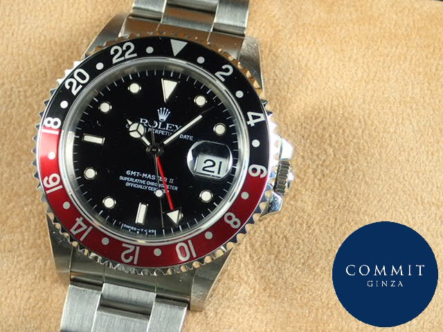 Rolex GMT Master II Red and Black Bezel T Series