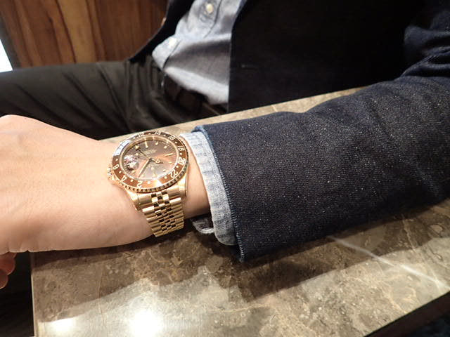 ロレックス GMTマスター Ref.16758 ブラウン文字盤 中古 gmt-master-141
