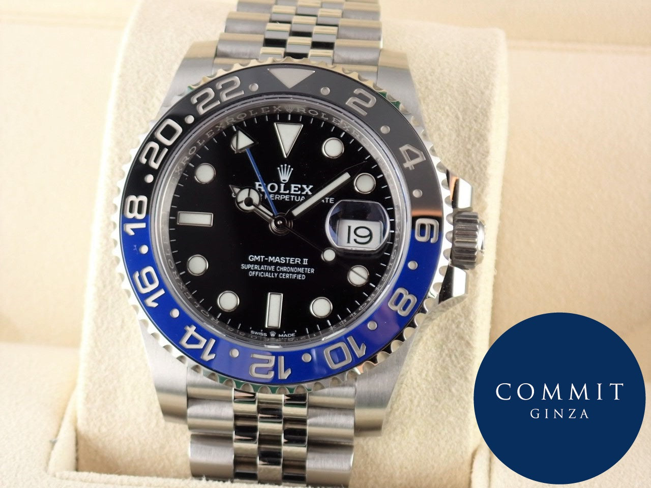 Rolex GMT Master II Blue and Black Bezel