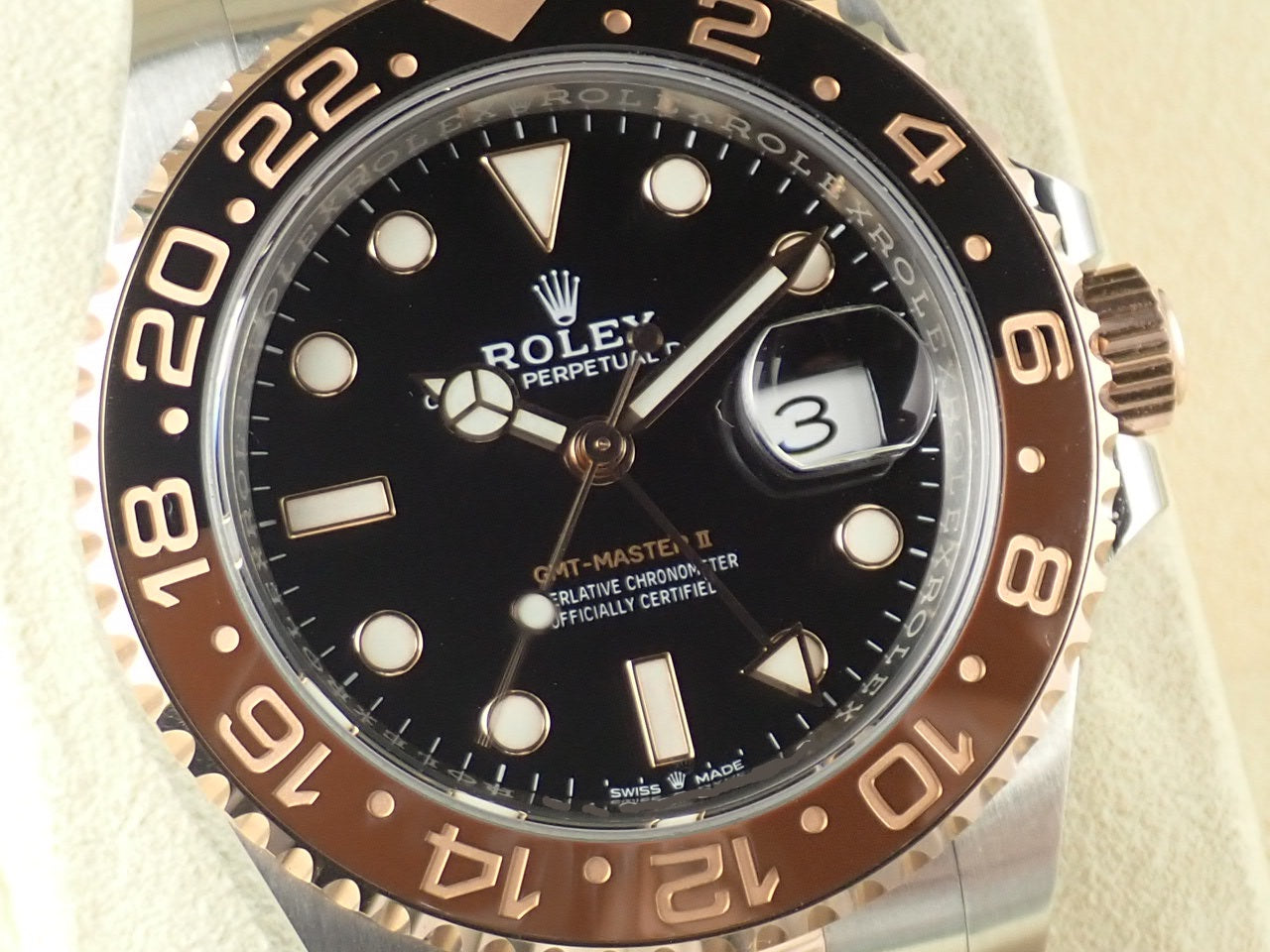 Rolex GMT Master II Brown and Black Bezel