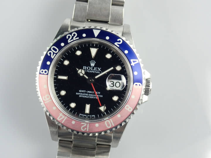 ロレックス GMTマスター Ref.16700 ブラック文字盤 中古 gmt-master-152 オイスターブレスレット