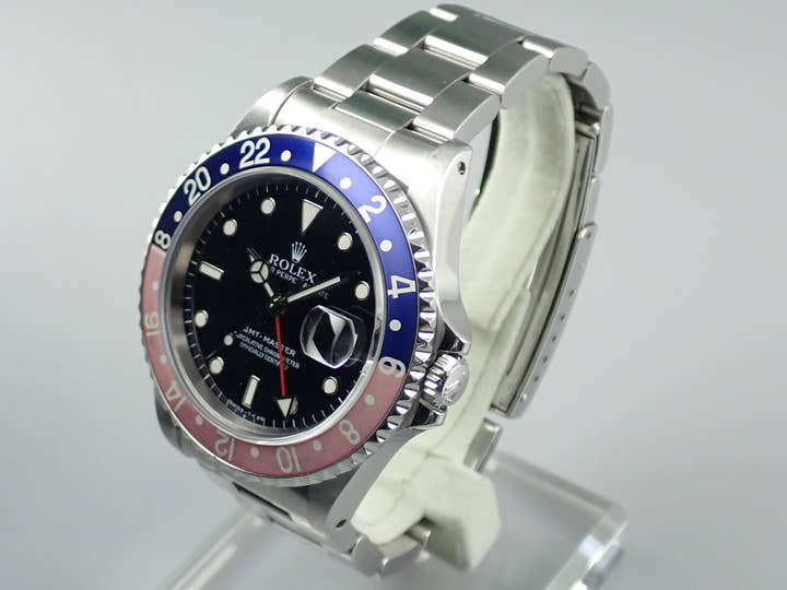 ロレックス GMTマスター Ref.16700 ブラック文字盤 中古 gmt-master-152 オイスターブレスレット