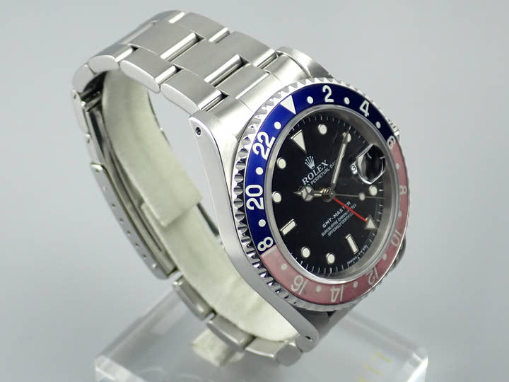 ロレックス GMTマスター Ref.16700 ブラック文字盤 中古 gmt-master-152 オイスターブレスレット
