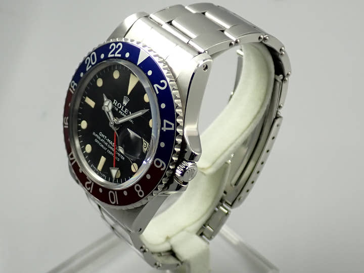 ロレックス GMTマスター Ref.1675 ステンレススチール ブラック文字盤 オイスターブレスレット