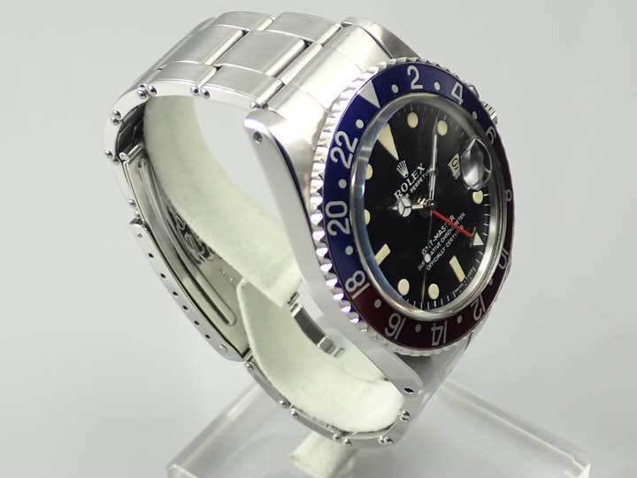 ロレックス GMTマスター Ref.1675 ステンレススチール ブラック文字盤 オイスターブレスレット