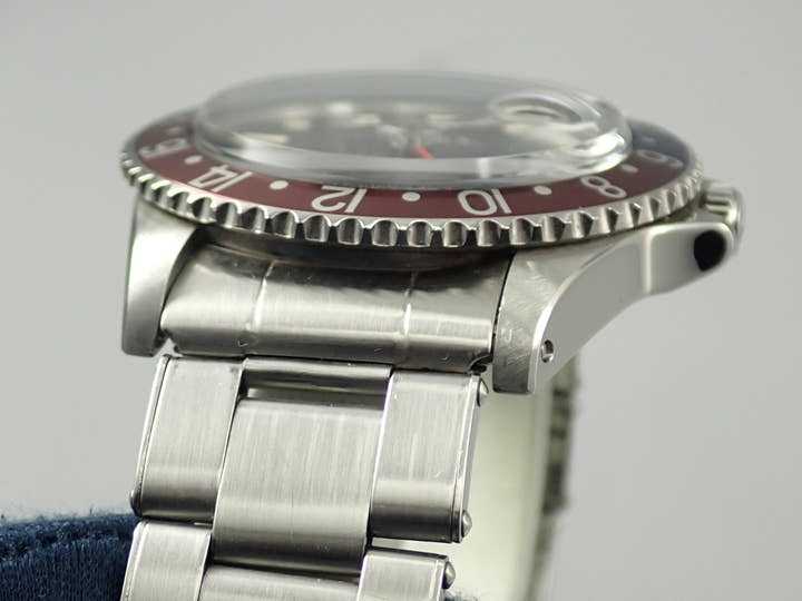ロレックス GMTマスター Ref.1675 ステンレススチール ブラック文字盤 オイスターブレスレット