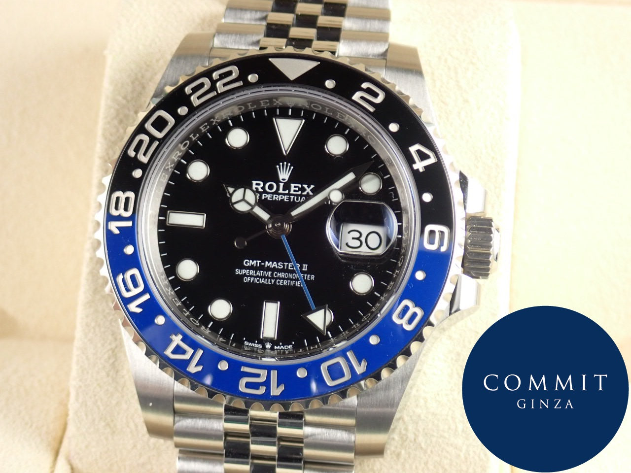 Rolex GMT Master II Blue and Black Bezel