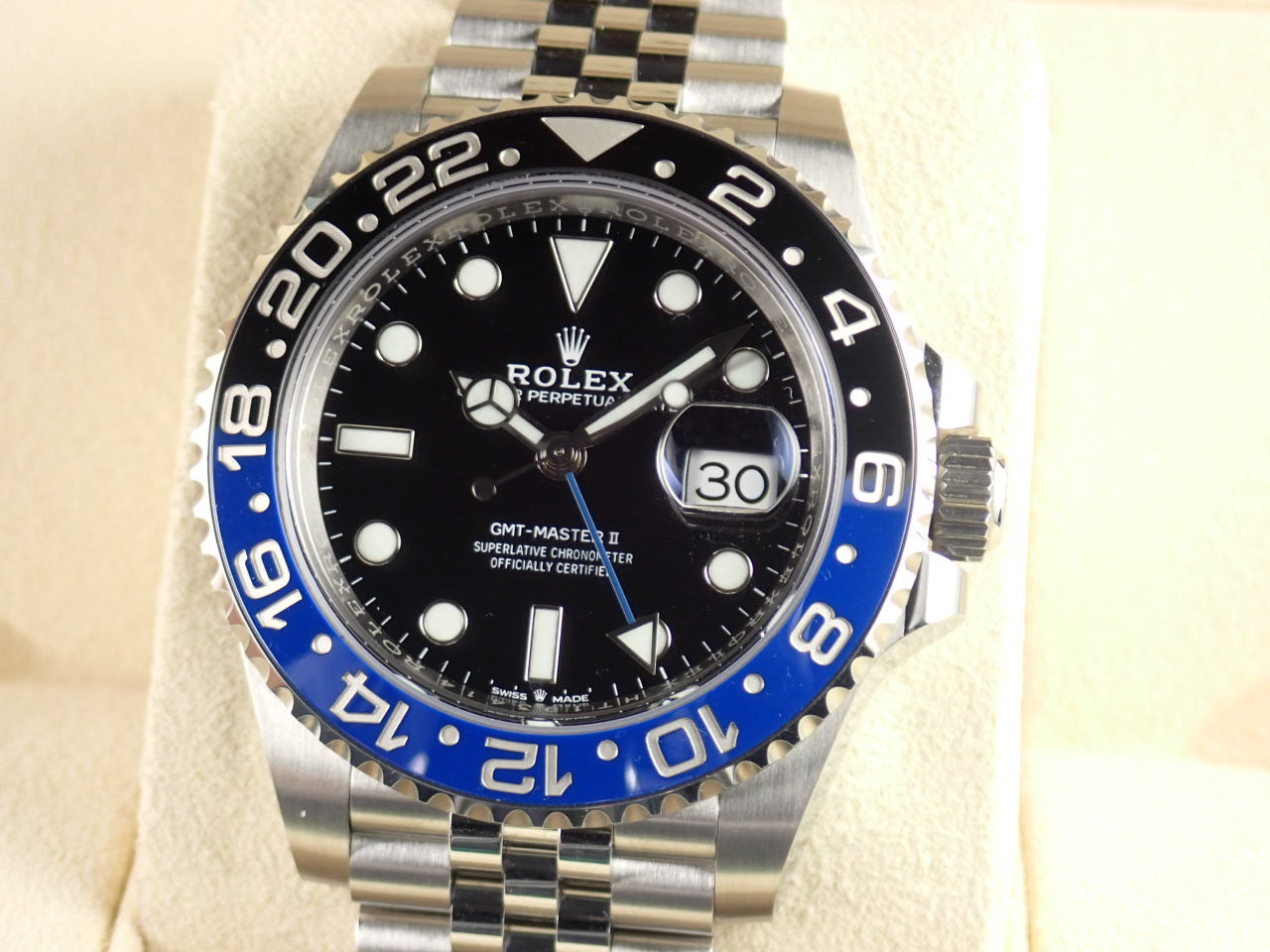 Rolex GMT Master II Blue and Black Bezel