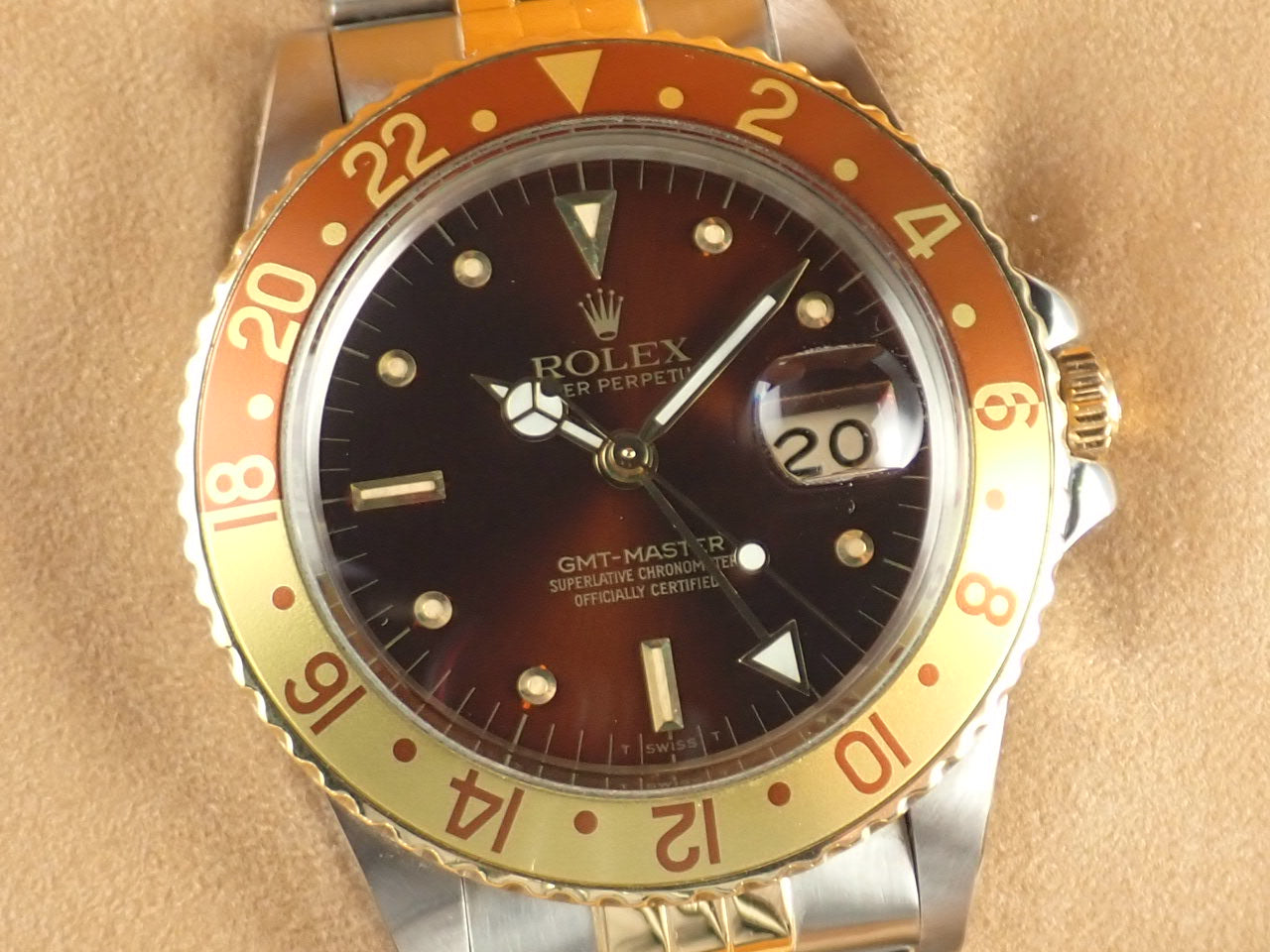 Rolex GMT Master Combi Barnacle Dial &lt;International Service Warranty, Box, etc.&gt;