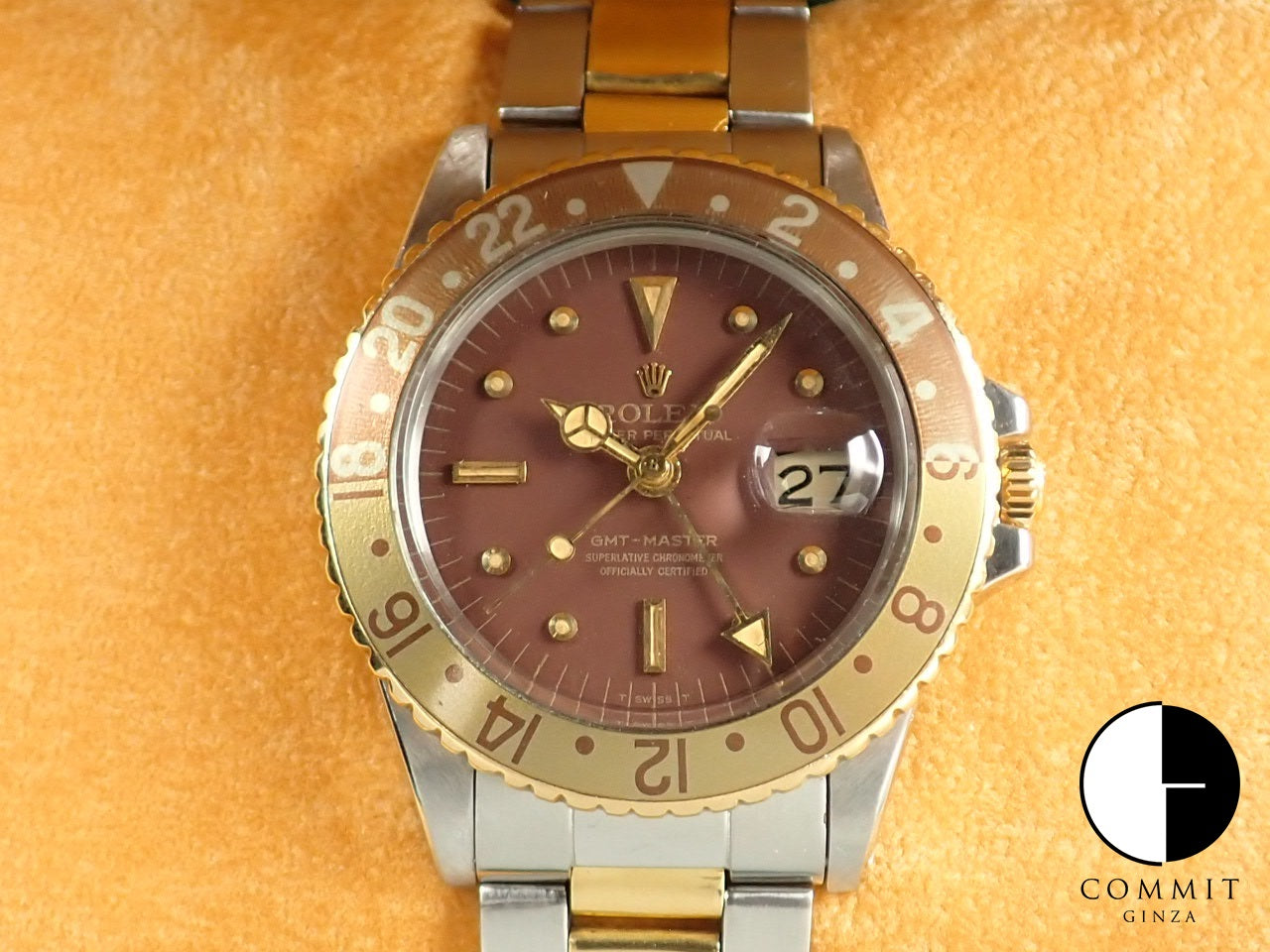 Rolex GMT Master Brown Gold Bezel Fujitsubo &lt;Box and Others&gt;