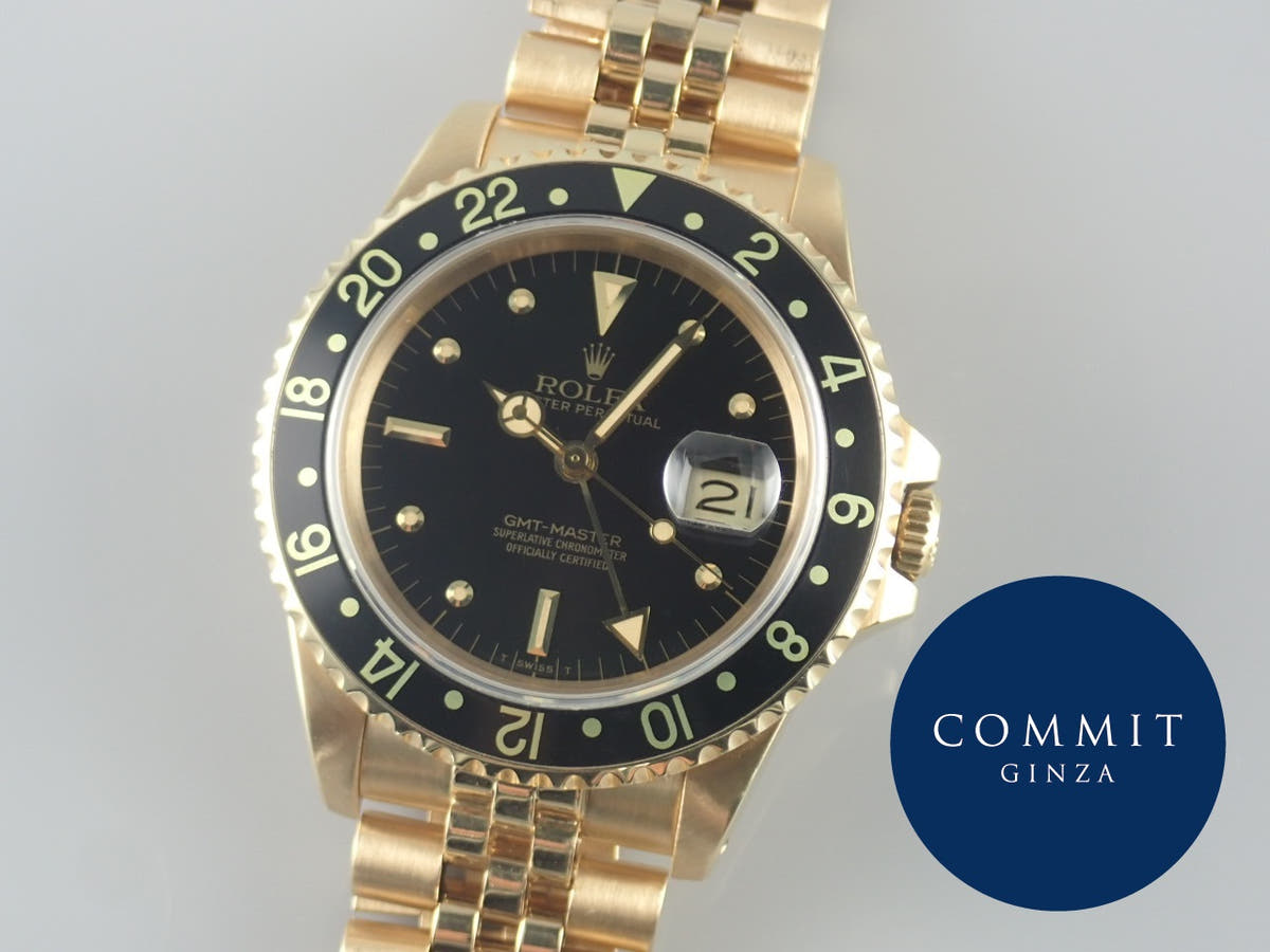 ロレックス GMTマスター Ref.16758 ブラック文字盤 中古 gmt-master-161