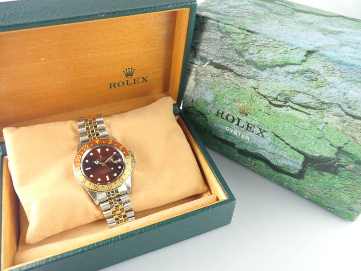 ロレックス GMTマスター Ref.16753 ブラウン文字盤 中古 gmt-master-162 ジュビリーブレスレット