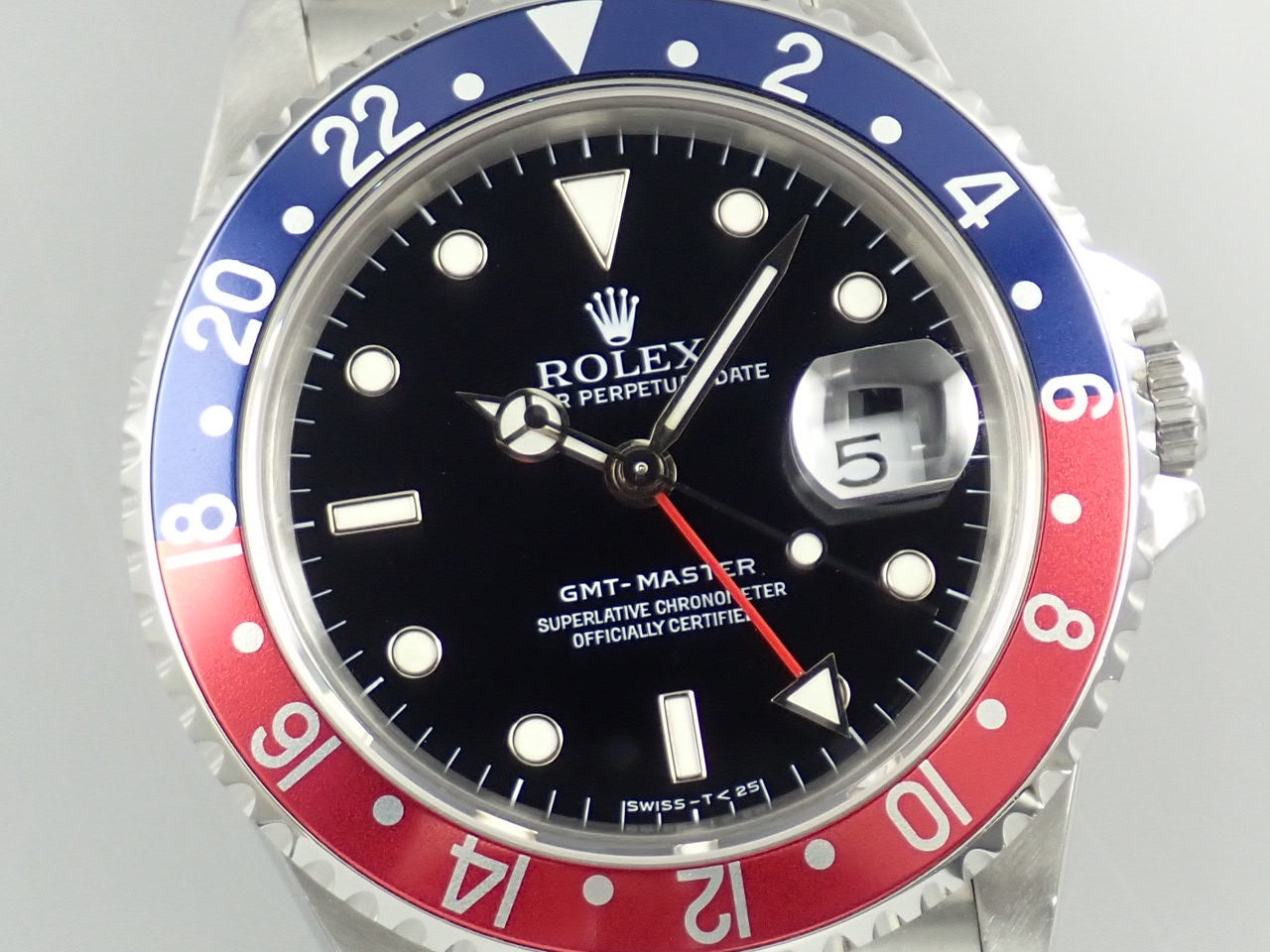 Rolex GMT Master Red and Blue Bezel N Series &lt;Warranty&gt;