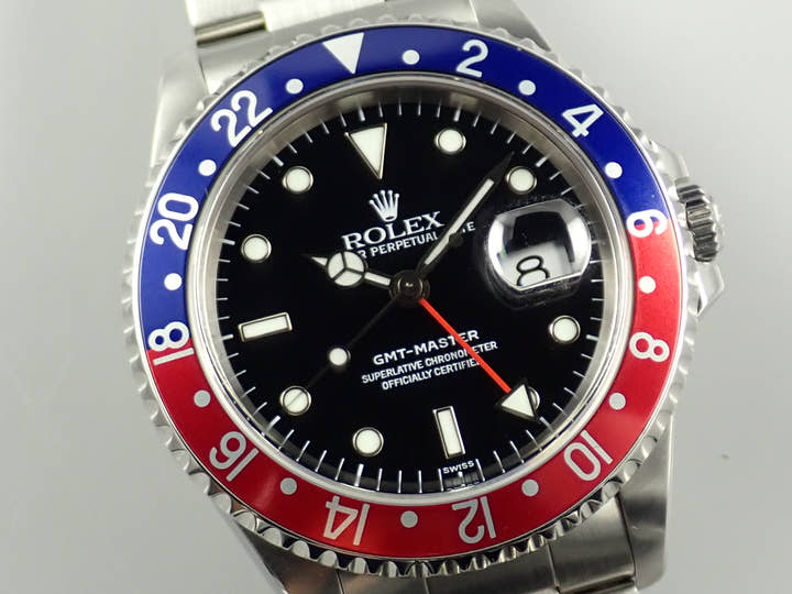 ロレックス GMTマスター Ref.16700 ステンレススチール ブラック文字盤 オイスターブレスレット