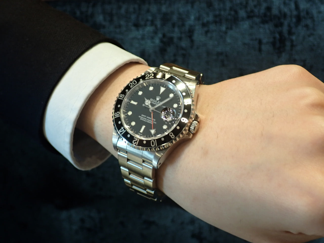 Rolex GMT Master Black Bezel U-Serial Number &lt;Warranty Card and Box&gt; Ref.16700