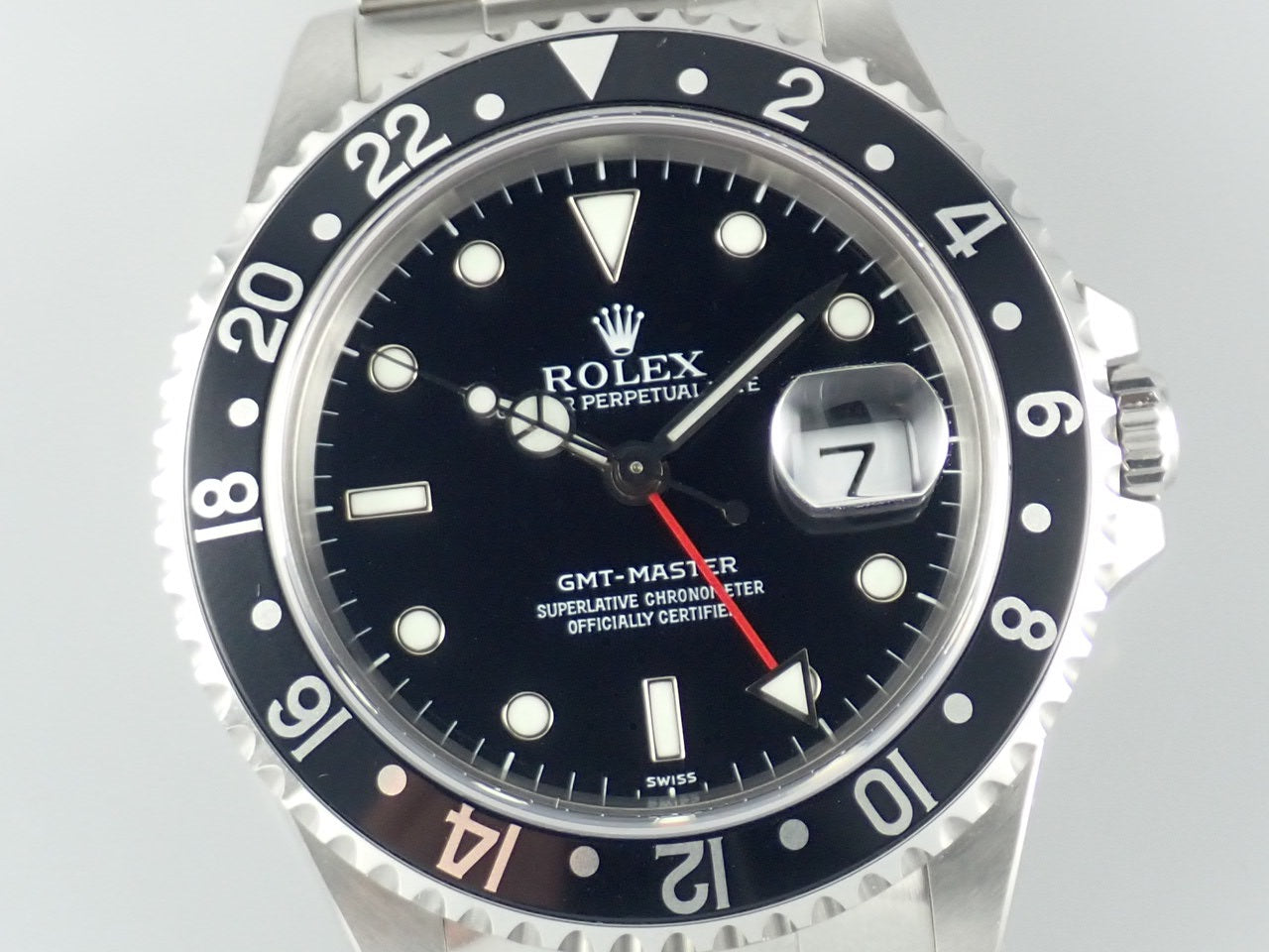 Rolex GMT Master Black Bezel U-Serial Number &lt;Warranty Card and Box&gt; Ref.16700