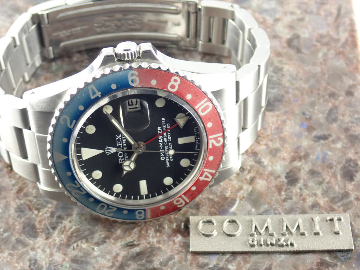 ロレックス GMTマスター Ref.1675 ブラック文字盤 中古 gmt-master-169