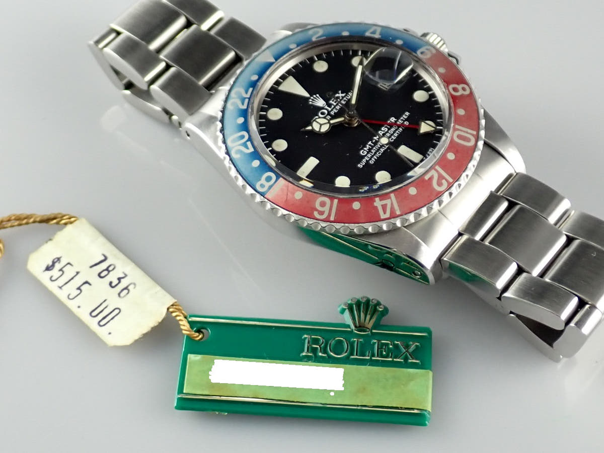 ロレックス GMTマスター Ref.1675 ブラック文字盤 中古 gmt-master-169
