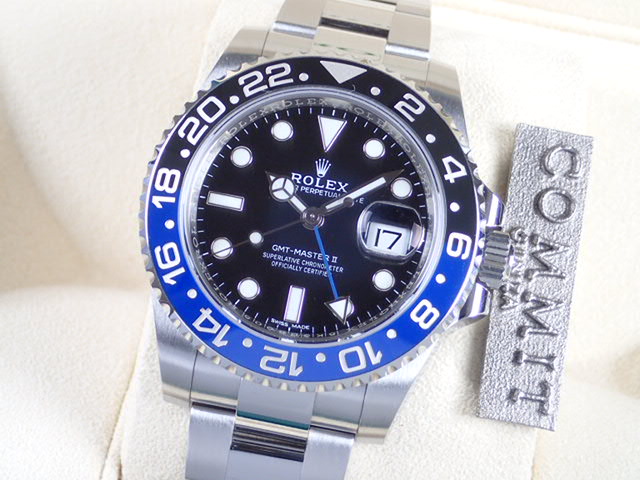 Rolex GMT Master II Blue and Black Bezel Random Ref.116710BLNR