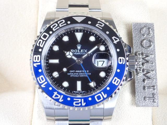 Rolex GMT Master II Blue and Black Bezel Random Ref.116710BLNR