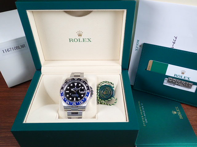 Rolex GMT Master II Blue and Black Bezel Random Ref.116710BLNR