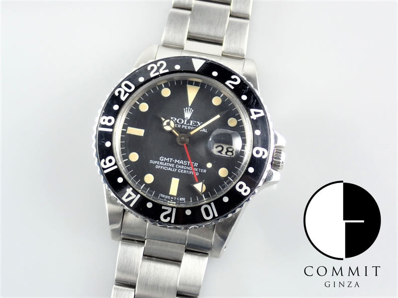 ロレックス GMTマスター Ref.16750 ブラック文字盤 中古 gmt-master-178