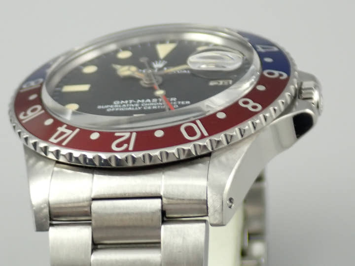 ロレックス GMTマスター Ref.1675 ステンレススチール ブラック文字盤 オイスターブレスレット