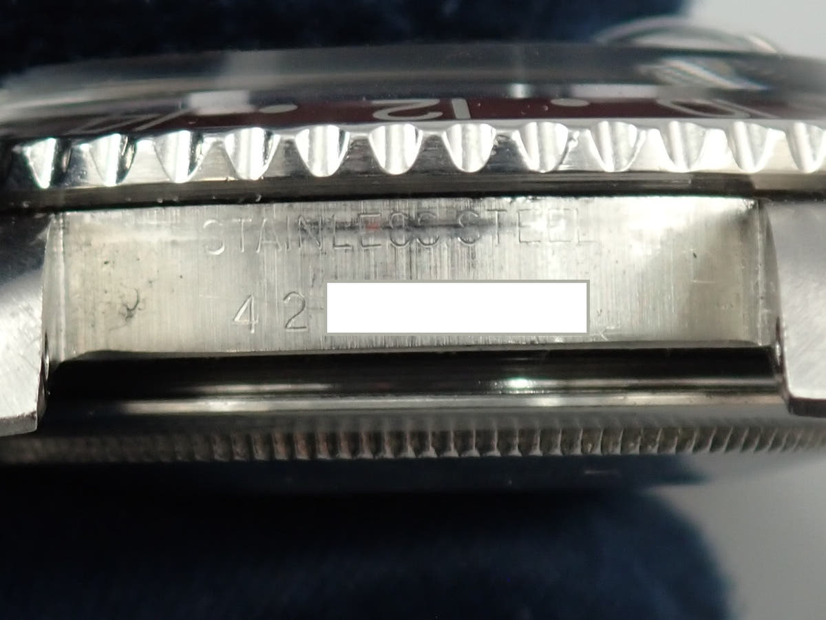 ロレックス GMTマスター Ref.1675 ブラック文字盤 中古 8W806189