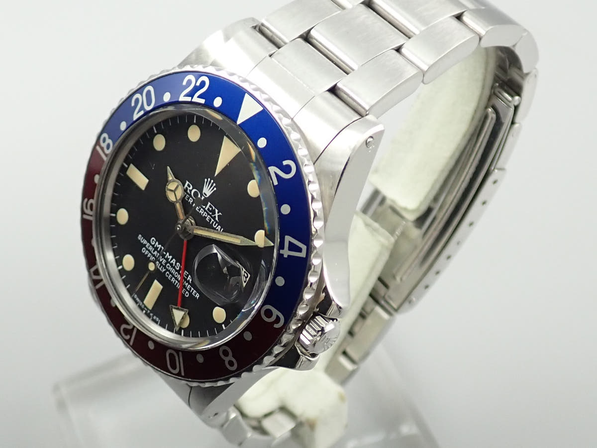 ロレックス GMTマスター Ref.1675 ブラック文字盤 中古 8W806189