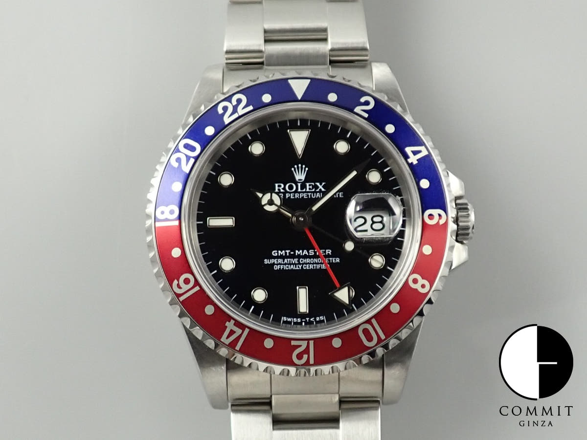 ロレックス GMTマスター Ref.16700 ステンレススチール ブラック文字盤 オイスターブレスレット