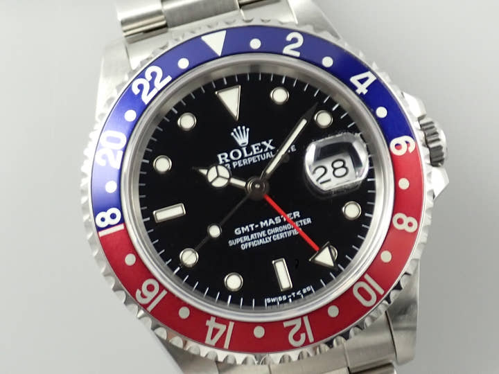 ロレックス GMTマスター Ref.16700 ステンレススチール ブラック文字盤 オイスターブレスレット